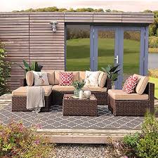 Check This Patiorama Outdoor Sectional Furniture 6 Piece Brown Wicker Patio Furnitur In 2020 Outdoor Sectional Furniture Sectional Patio Furniture Furniture Sofa Set