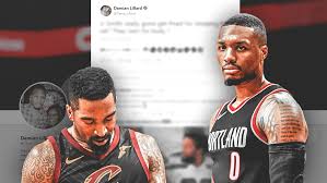 Dame lillard who s trying to slay the warriors in oakland. Cavs News Damian Lillard Unhappy J R Smith Has To Cover Supreme Tattoo In Order To Avoid A Fine