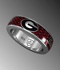 Georgia Red Ga Ring For Denny Bulldogs Band Georgia Bulldogs Football Georgia Dawgs Georgia Bulldogs
