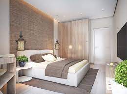 chambre cosy lit design en blanc neige penderie en bois massif et suspensions bed house bedroom interior bedroom design interior design bedroom