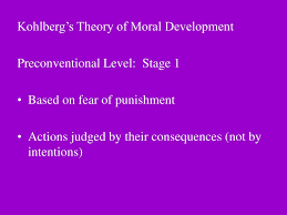 Ppt Kohlbergs Theory Of Moral Development Preconventional