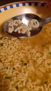 Made with durum wheat, macaroni is commonly cut in short lengths; In Germany We Have Alphabet Noodle Soup It Even Has The Simbol R Mildlyinteresting