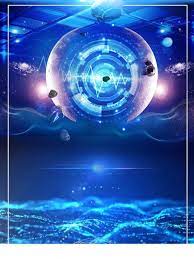 تصميم خلفية حديثة عالية التقنية باللون الأزرق background design tech background blue sky background