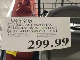 Check spelling or type a new query. Classic Accessories Wilderness 9ft Fishing Pontoon Boat With Swivel Seat Costcochaser