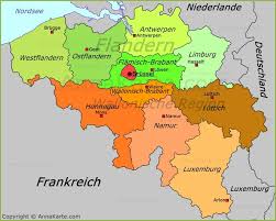 Das königreich belgien (niederländisch , französisch royaume de belgique) ist ein föderaler staat in westeuropa. Belgien Politische Landkarte Annakarte Com