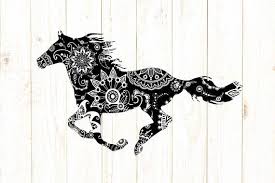 Mandala Horse Svg Zentagle Horse Svg Mandala Horse Clipart Mandala Horses Horse Silhouette