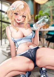 Lumine During Workout With Bottle (SquChan) [Genshin Impact] - Hentai Arena