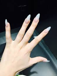 Tumblr Black And Clear Nails 13 Tumblr Almond Acrylic Nails Transparent Nails Long Almond Nails