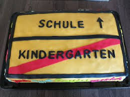 Handgemachtes Abschiedsfeier Im Kindergarten Kuchen Einschulung Abschiedsfeier Einschulungskuchen