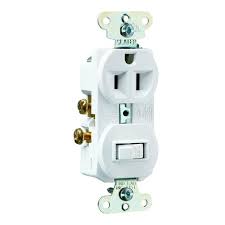 Wiring an outlet to a switch loop. Legrand 15 Amp 1 Pole Toggle Light Switch Outlet At Menards