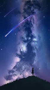 407 Dank On Twitter Anime Scenery Galaxy Wallpaper Night Sky Wallpaper