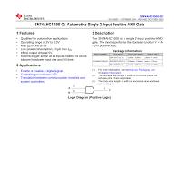 SN74AHC1G08-Q1 Automotive Single 2-Input Positive-AND Gate ...