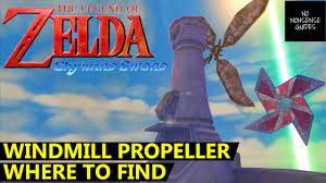 Skyward Sword Propeller - Where is the Windmill Propeller - YouTube