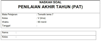 Soal kelas 5 tema 7 subtema 2. Soal Dan Kunci Jawaban Pat Uas Ukk Kelas 5 Tema 7 Peristiwa Dalam Kehidupan 2021 Semangat Belajar