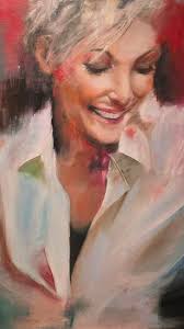 Lady in Red 48x48 acrylic