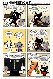 The Gamercat Classic Dilemma Tapastic Comics Gamer Cat Cute Comics Gamer Humor