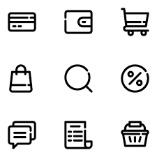 8,000+ vectors, stock photos & psd files. Basic Ecommerce Icon Set 2095393 Vector Art At Vecteezy