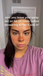 don't worry i showered right after i made this #spraytan #faketan  #faketanroutine #tan #tanning #tanningtips #girlsknow #girlsknowthisfeeling  #fyp