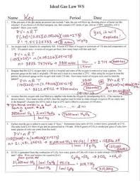 (d) separation of sister chromatids. Ideal Gas Law Chemistry Worksheet Answers