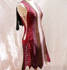 A Full Dress Made Of Ties Upcycle Clothes Upcycled Fashion Tie Styles