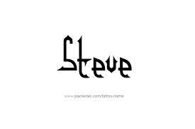 Some have a strong preference for men's tattoos with family names in them, allowing your. Steve Name Tattoo Designs