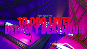 This was created in creative mode on fortnite to challenge all players out there. 10 000 Level Default Deathrun Mustardplays Fortnite Creative Map Code