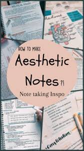 Simply copy & paste text. How To Make Aesthetic Notes Note Taking Sticky Notes Aesthetic Notes Study Tips High School Organization Study Tips For Students