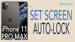 The lock icon animates from closed to open to indicate that iphone is unlocked. Iphone 11 Pro Max How To Set Screen Lock Time Howtechs Youtube