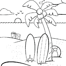 This is a palm tree coloring page, which, although simple, is suitable not only for children but also for adults. Palm Trees Coloring Pages Coloring And Drawing