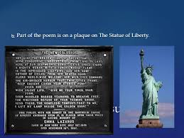 The New Colossus Emma Lazarus Page Ppt Video Online Download