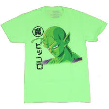 The young warrior son goku sets out on a quest, racing against time and the vengeful king piccolo, to collect a set of seven magical orbs that will grant their wielder unlimited power. Dragon Ball Z Mens T Shirt Piccolo Head Next To Kanji Small Walmart Com Walmart Com