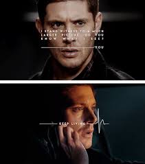 You Re Important You Have Work To Do Spn Supernatural Destiel Supernatural Dean Tv Supernatural