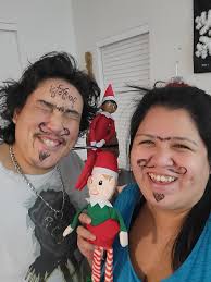 Our Elf got a little Cheeky herself!!