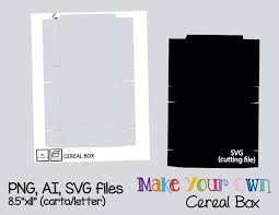 Note the template came from someone named daren at peaceofpaper, but his web site. Cereal Box Template Collage Sheet Template Digital Template Collage Template Printable Template Collage Digital Png Ai Svg 74083 Card Making Design Bundles