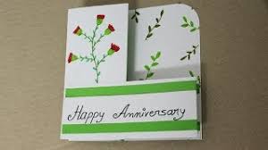 A bit of heavy paper imprinted with a snapshot and utilized to send. Diy Anniversary Card For Parents Handmade Cards For Anniversary Youtube