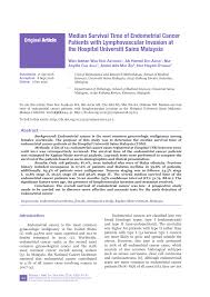 71 universities in malaysia are listed in 24 different university rankings (by institution) as well as 6 different subject specific rankings. Pdf Median Survival Time Of Endometrial Cancer Patients With Lymphovascular Invasion At The Hospital Universiti Sains Malaysia
