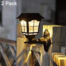 Table of contents diy solar powered chandelier lights simple mason jar backyard lighting ideas not all garden lighting should be visible. 10 Best Solar Fence Lights Reviews And Buying Guide