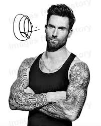 It took tattooist bryan randolph from spider murphy's tattoo shop 6 months to create. 8x10 Print Adam Levine Maroon 5 Front Man Alab Ebay In 2021 Adam Levine Tattoos Adam Levine Tattoos For Guys