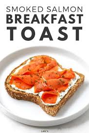 When you're in the mood for an appetizing, yet quick snack or lunch these smoked salmon sandwiches are just what you need! Smoked Salmon Breakfast Toast Recipe Smoked Salmon Breakfast Salmon Breakfast Breakfast Toast