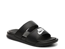 Black And White Nike Sandals Womens Women Benassi Duo Ultra Slide Sandal Women S Black White Flip Flop Shoes Slide Sandals Nike Sandals