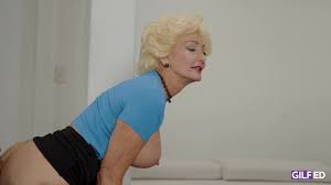 Hot granny Seka Black is naughty during a family dinner - Glav Matures