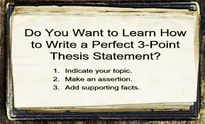 Research paper thesis statement examples. How To Write A Perfect 3 Point Thesis Statement With Samples And Tips