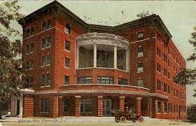 Greenville Sc Ottaray Hotel Historic Greenville Greenville South Carolina Greenville