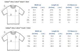 Gildan Ultra Size Chart Google Search Vinyl Shirts Dye T Shirt Tie Dye T Shirts