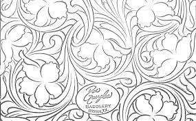 Even the most intricate custom pattern starts with basic fundamentals. Portfolio Floral Pattern Don Gonzales Saddlery