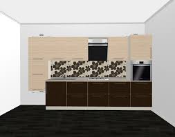 simple modern kitchen 3d layout online