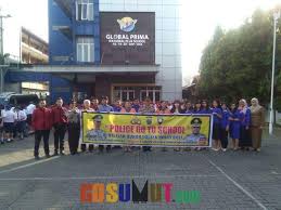 Polsek Medan Kota Goes To School Ke Yayasan Global Prima Gosumut Com