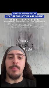Ken Carson's Insane Tour Openers Revealed