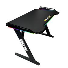 Built with high quality motor that has a maximum load of 150kg/330 lbs and can easily adjust desk height between 70cm/27.5 to 110cm/43.3 smoothly, level 20 rgb battlestation ensures smooth and silent operation when adjusting heights even with heavy gaming system. Brazen Esports Pro Rgb Gaming Table