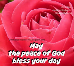 Good Wishes for this day. The Peace of God. Christian free Card ... via Relatably.com